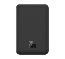 Magnetic Mini Powerbank Baseus 5000mAh, USB-C 20W (black)