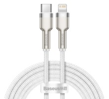 USB-C cable for Lightning Baseus Cafule, PD, 20W, 2m (white)