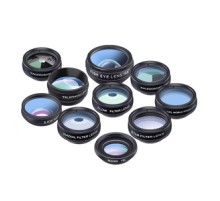 Mobile lens kit APEXEL APL-DG10 10 in 1 (black)