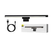 Baseus i-wok Pro series USB stepless dimming screen hanging light (fighting) Black