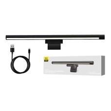 Baseus i-wok Pro series USB stepless dimming screen hanging light (fighting) Black