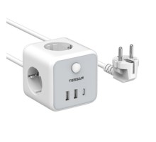 TESSAN TS-301-C-GR power strip