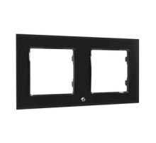 Shelly Switch Frame Double (Black)