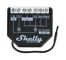 Shelly Qubino Wave2PM Controller, 2-channel, Z-Wave (Power measurement)