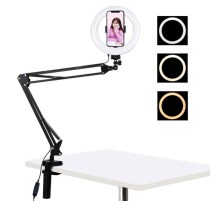 Desktop arm stand Puluz with 20cm LED Vlogging Ring PKT3089B
