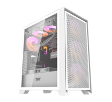 Darkflash DRX70 MESH computer case (white) + 4 RGB fans