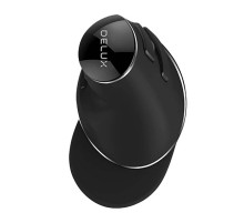 Wireless Vertical Mouse Delux M618PD BT+2.4G 4200DPI
