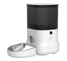 Automatic Pet Feeder with plastic bowl Dogness (white)