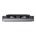 Hub Baseus T-Space with USB-C to USB-C cables for Tesla Cars (black)