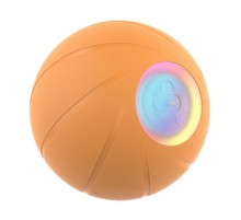 Interactive Cheerble Wicked Ball for Dogs (orange).