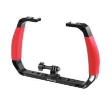 PULUZ dive mount for sports cameras (including Insta360 GO3 / X3) (red)