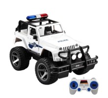 Remote-controlled car 1:12 Double Eagle (white) Jeep (Police) E550-003