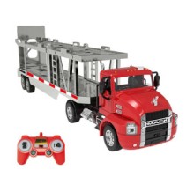 Remote-controlled truck 1:26 Double Eagle (red) (Car Transporter) E583-003