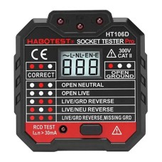 Socket tester with digital display Habotest HT106D
