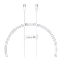 Kabel szybkiego ładowania USB-C do USB-C Baseus Superior 2 100W 1m (biały)