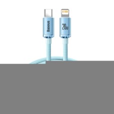 Kabel USB-C do iP Baseus Crystal Shine,  20W, 1.2m (niebieski)