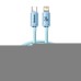 Kabel USB-C do iP Baseus Crystal Shine, 20W, 1.2m (niebieski)