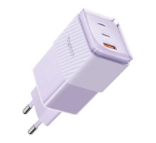 GaN 67W mains charger Mcdodo CH-1502 2x USB-C, USB-A (purple)
