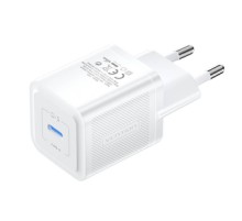 Wall charger, Vention, FEPW0-EU, USB-C, 20W, GaN (white)