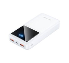 Powerbank, Vention, FHLW0, 20000mAh, Micro-USB, USB-C, 2xUSB-A, 22.5W (white)