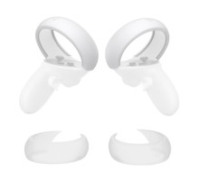 Controller Protective Cover Kiwi Design Q26-2.1 for Meta Quest 2 White