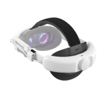 Single-Point-Charging Battery Head Strap 6400mAh Kiwi Design Q31-SPCU for Meta Quest 3 White