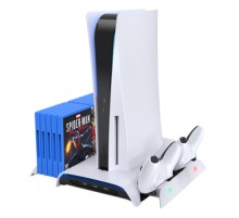 PS5 Cooling Station  and Dual Controller Charger Kiwi Home PB01 White