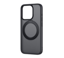 Phone Case Baseus SkyRing Magnetic with Stand for iP 14 Pro Max + tempered-glass and cleaning kit (black)