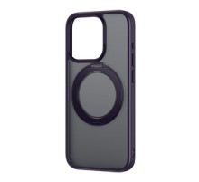 Phone Case Baseus SkyRing Magnetic with Stand for iP 14 Pro Max + tempered-glass and cleaning kit (purple)
