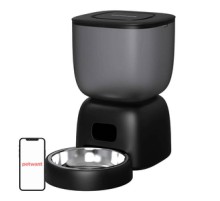 Automatic pet feeder Petwant F14 WIFI Black