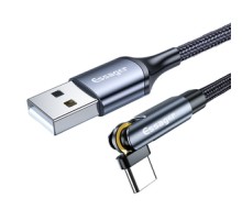 USB-A 3in1 cable, Essager, EXCCXT-WX0G, USB-C/Lightning/Micro, 15W, 1m (grey)