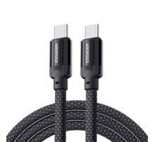USB-C to USB-C cable, Essager, EXCTT1-YS01-P, 100W, 1m (black)
