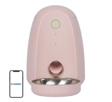 Automatic Pet Feeder with plastic bowl WIFI mini Dogness (pink)
