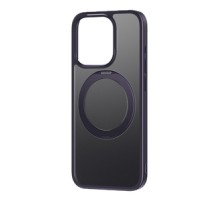 Phone Case with Stand Baseus SkyRing 360° for iP 14 Pro +tempered-glass and cleaning kit (purple)