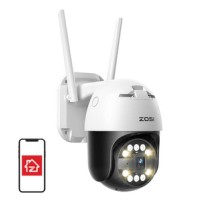 IP Outdoor Camera ZOSI C296 WiFi Pan Tilt 5MP IP66 with 32GB microSD card
