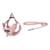 Cat set Dogness harness and leash (Calamus Pink)