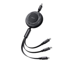 3in1 USB to USB-C / Lightning / Micro USB Cable, Mcdodo CA-5220, 1.2m (Black)