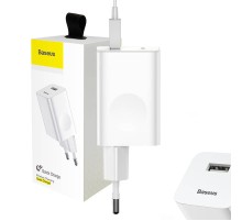Baseus Charging Quick Charger USB 3.0 - White