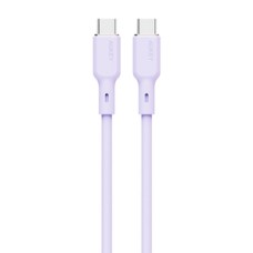 USB-C to USB-C Cable Aukey CB-SCC102, 100W, 1.8m (lavender)