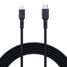 USB-C to Lightning Cable Aukey CB-SCL1, 27W, 1m (black)
