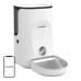 Automatic pet feeder Dogness F16 4L with stainless steel bowl (white)