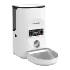 Automatic pet feeder Dogness F17 4L with stainless steel bowl (white)
