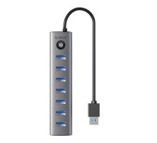 Orico Hub USB-C to 7xUSB-A 3.0 - grey