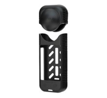 Silicone protective case + lens cover Sunnylife for Insta360 X4 (black)