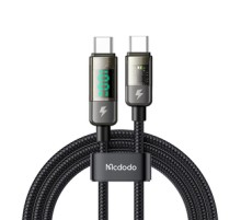 Mcdodo CA-3611 USB-C to USB-C cable, auto power off, PD 100W, 1.8m (black)