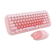 MOFII Candy New 2.4G Wireless Keyboard + Mouse Set (Pink)