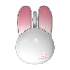 MOFII Wireless Mouse + Bluetooth Rabbit M6DM Oil Painting (White-Pink)