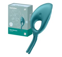 Vibrating ring Satisfyer Swordsman (green)