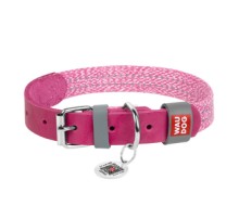 Classic Dog collar Waudog size L pink