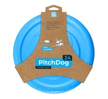 Flying disc PitchDog Waudog 24 cm, blue